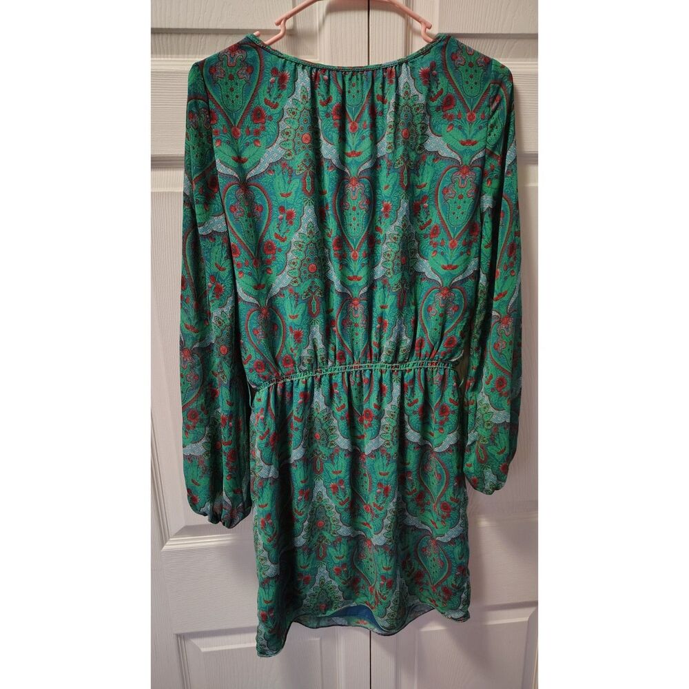 Chealsea & Violet Small Split Sleeve Tunic Green … - image 2
